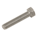 Sealey Stainless Steel Hex Head Set Screw DIN 933 - M5 X 25 A2 - Pack of 50
