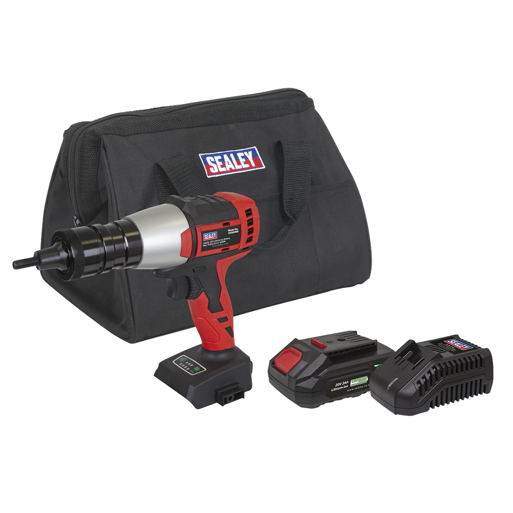 Sealey SV20 Series Brushless Cordless Nut Riveter 20V 2Ah