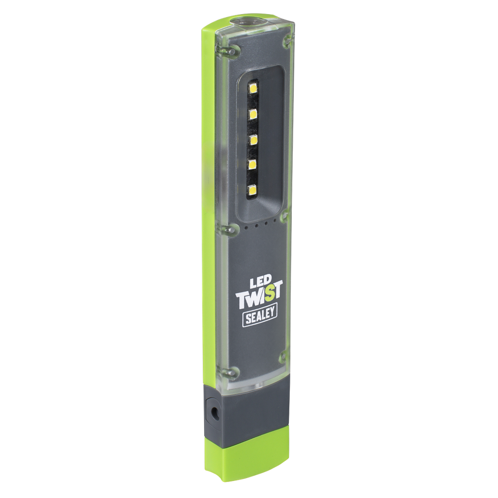 Sealey LED Twist Rechargeable Inspection Light 1W & 1W SMD
