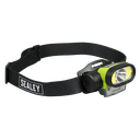 Rechargeable Head Torch with Auto-Sensor 5W & 3W COB LED