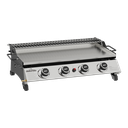 Sealey Dellonda 4 Burner Stainless Steel Portable Gas Plancha wi