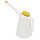 Oil Container with Lime Lid & Flexible Spout 3L