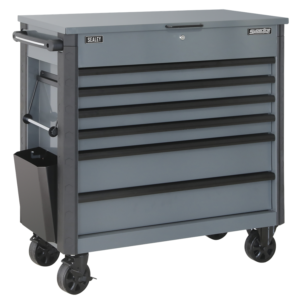 Sealey Tool Trolley 6 Drawer - Grey