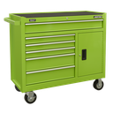 American PRO® Rollcab 6 Drawer - Green