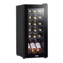 Sealey Baridi 18 Bottle Wine Fridge & Cooler - Black