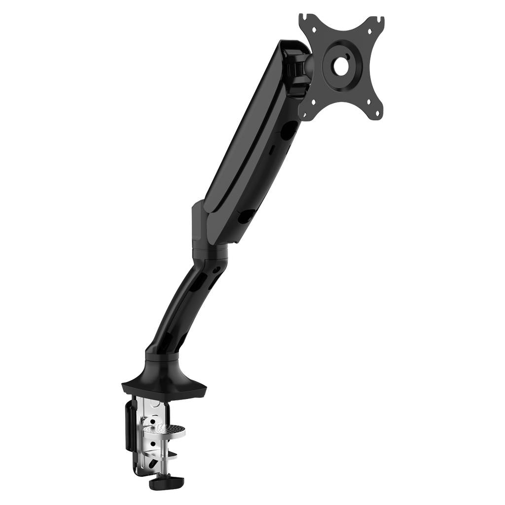 Dellonda Adjustable Single Monitor Arm with 360° Rotation - Black