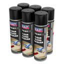 Sealey Gloss Lacquer 500ml, Clear - Pack of 6