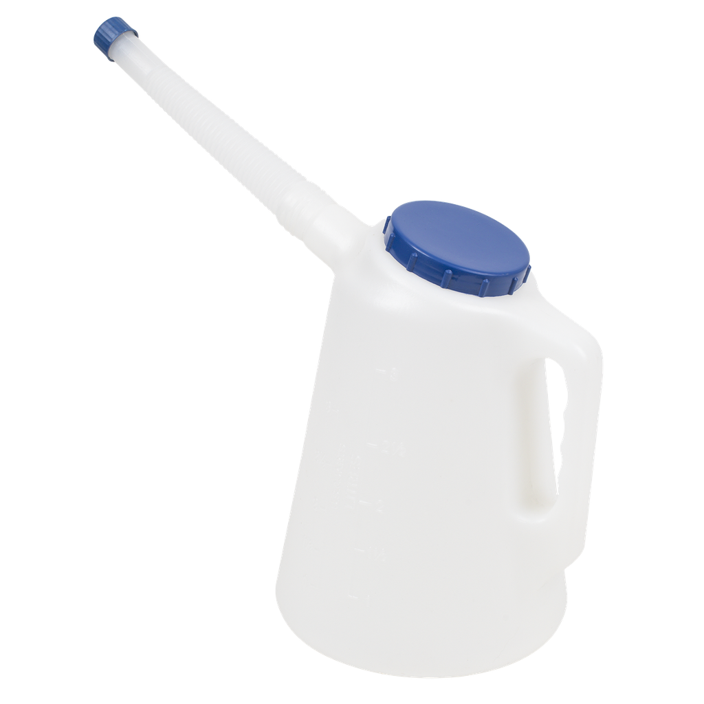 Sealey Oil Container with Flexible Spout 3L - Blue Lid
