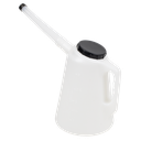 Oil Container with Black Lid & Flexible Spout 3L