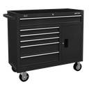 American PRO® Rollcab 6 Drawer - Black