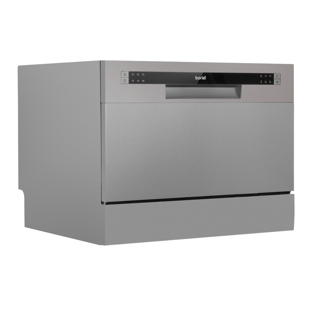 Sealey Baridi Tabletop Dishwasher 6 Place Settings 6.5L Capacity - Silver