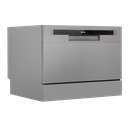 Baridi Tabletop Dishwasher 6 Place Settings 6.5L Capacity - Silver
