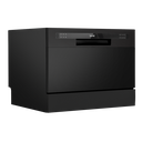 Baridi Tabletop Dishwasher 6 Place Settings 6.5L Capacity - Black