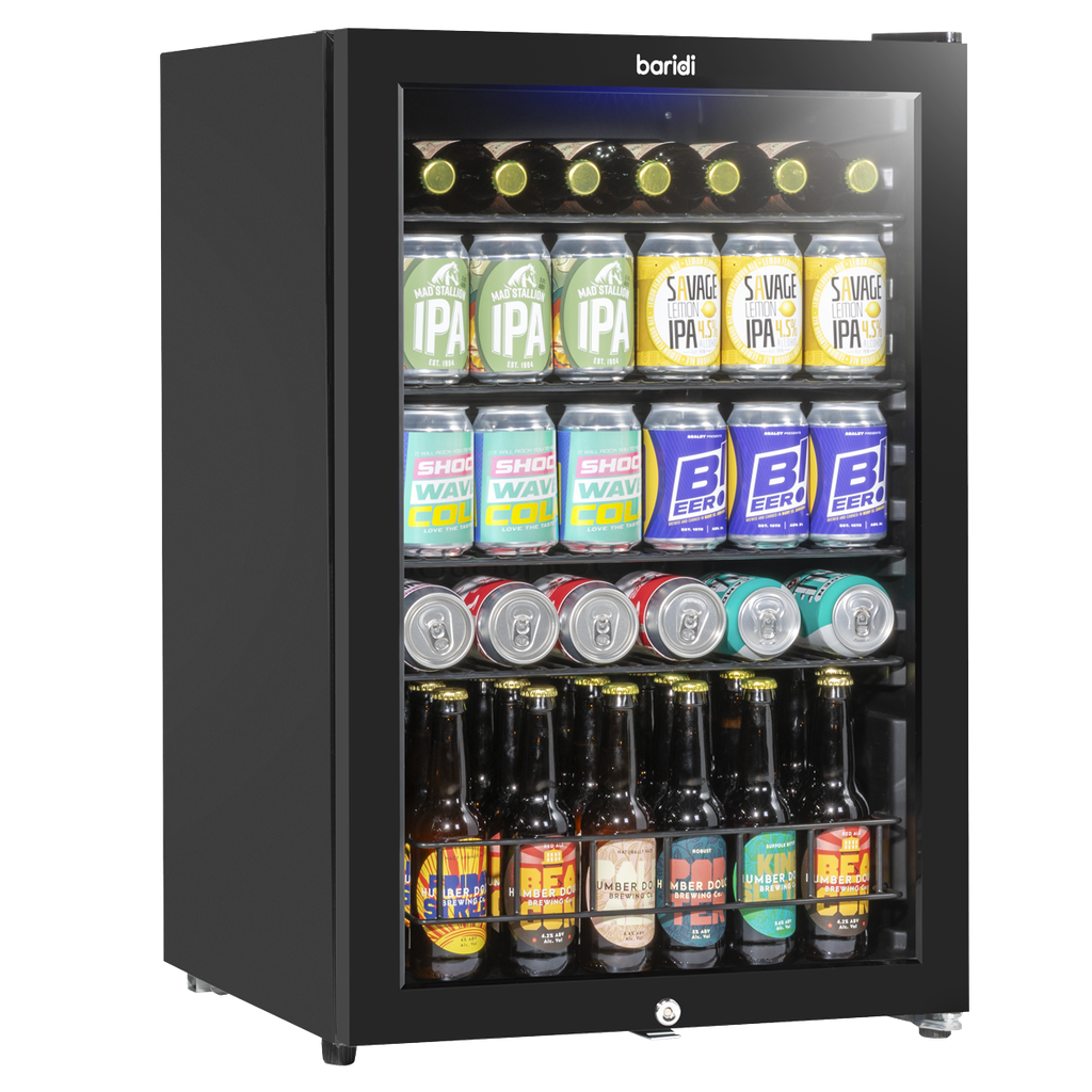 Baridi Under-Counter Drinks/Beer & Wine Fridge 115L Capacity