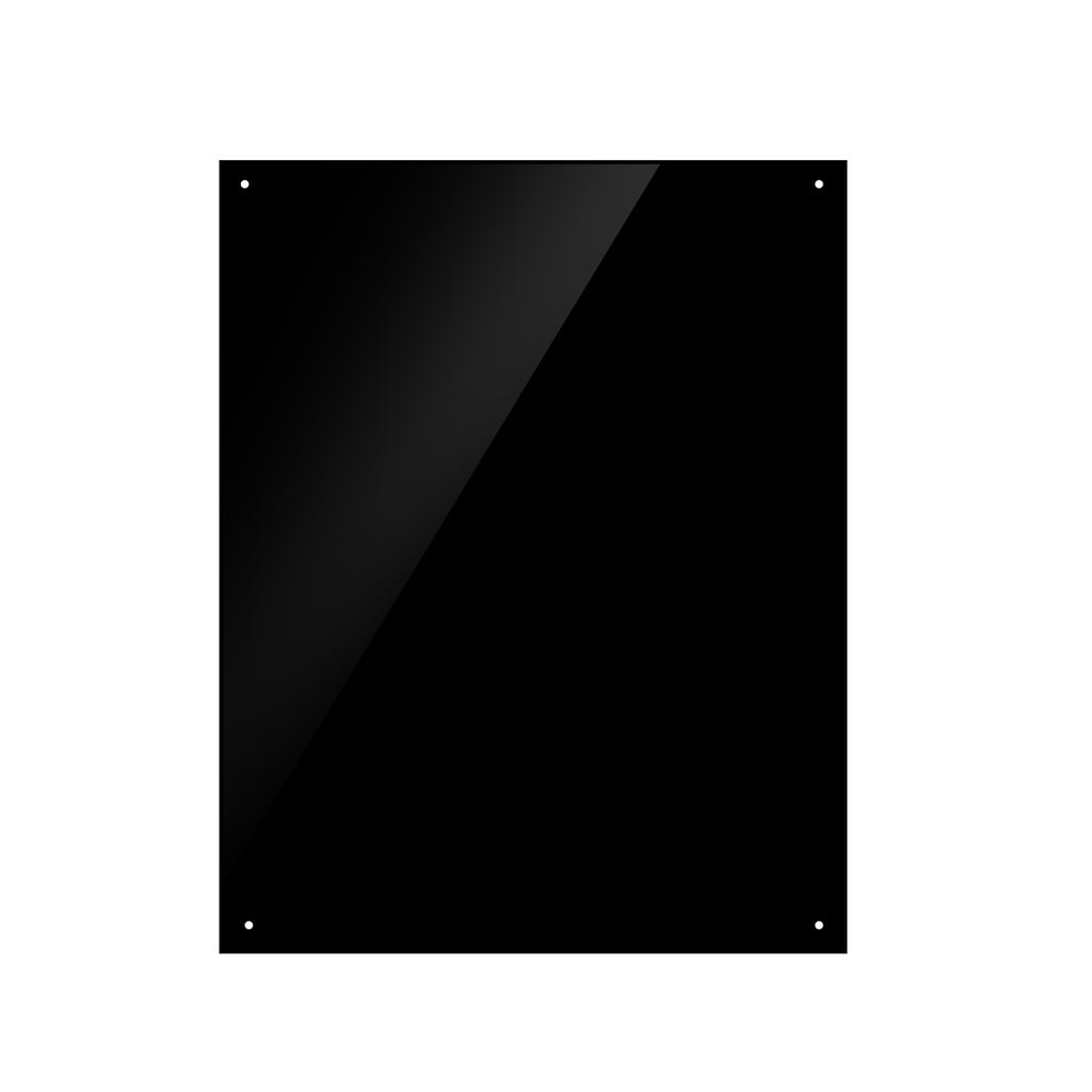 Baridi Splashback for Cooker Hoods 60 x 75cm - Black