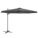 Dellonda Cantilever Parasol with 360° Rotation, Tilt & Cover 3m - Grey