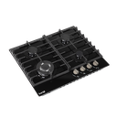 Baridi Gas Hob with 4 Cooking Zones 60cm - Black