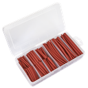 Sealey Heat Shrink Tubing Assortment 50 & 100mm 180pc - Red