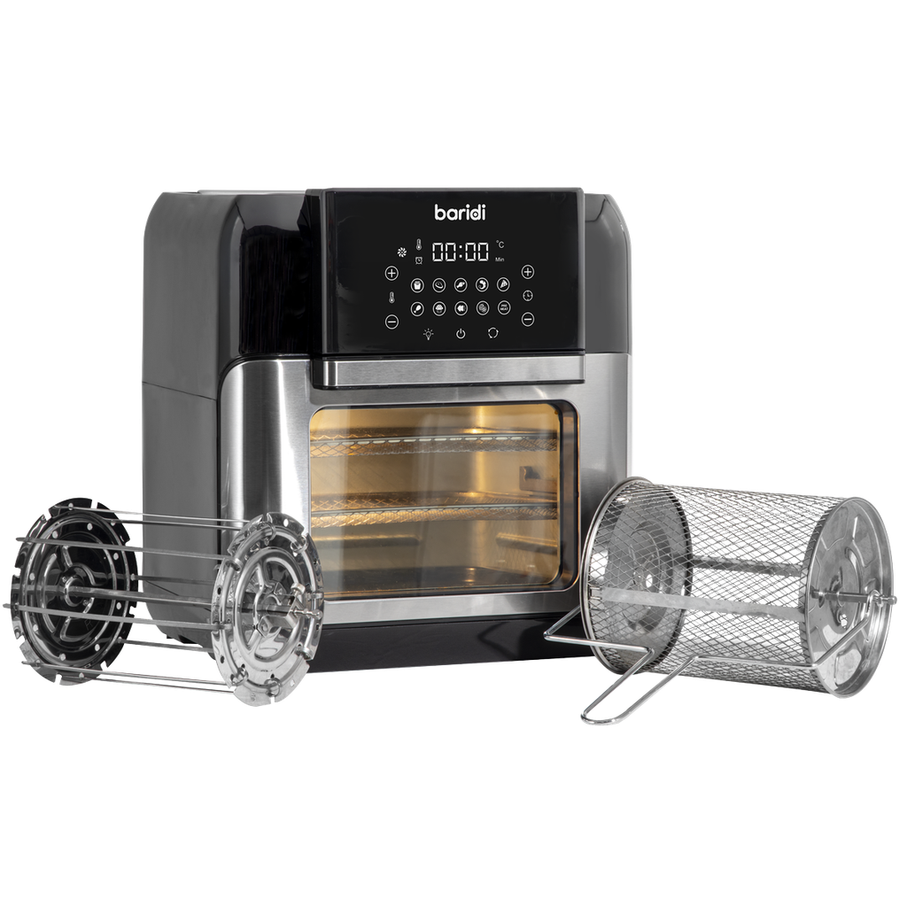 Sealey Baridi Air Fryer & Rotisserie Oven including Accessory Ki