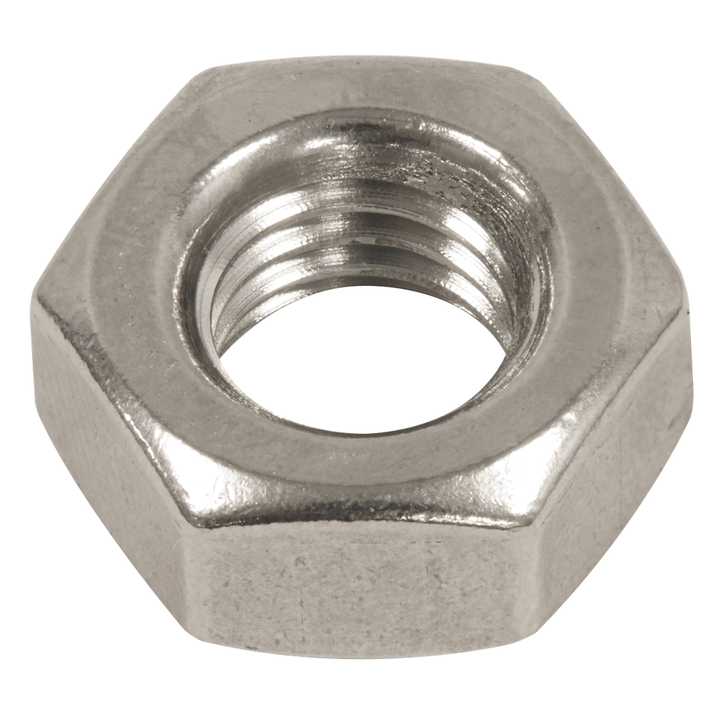 Stainless Steel Nut M10 A2, DIN 934 - Pack of 50