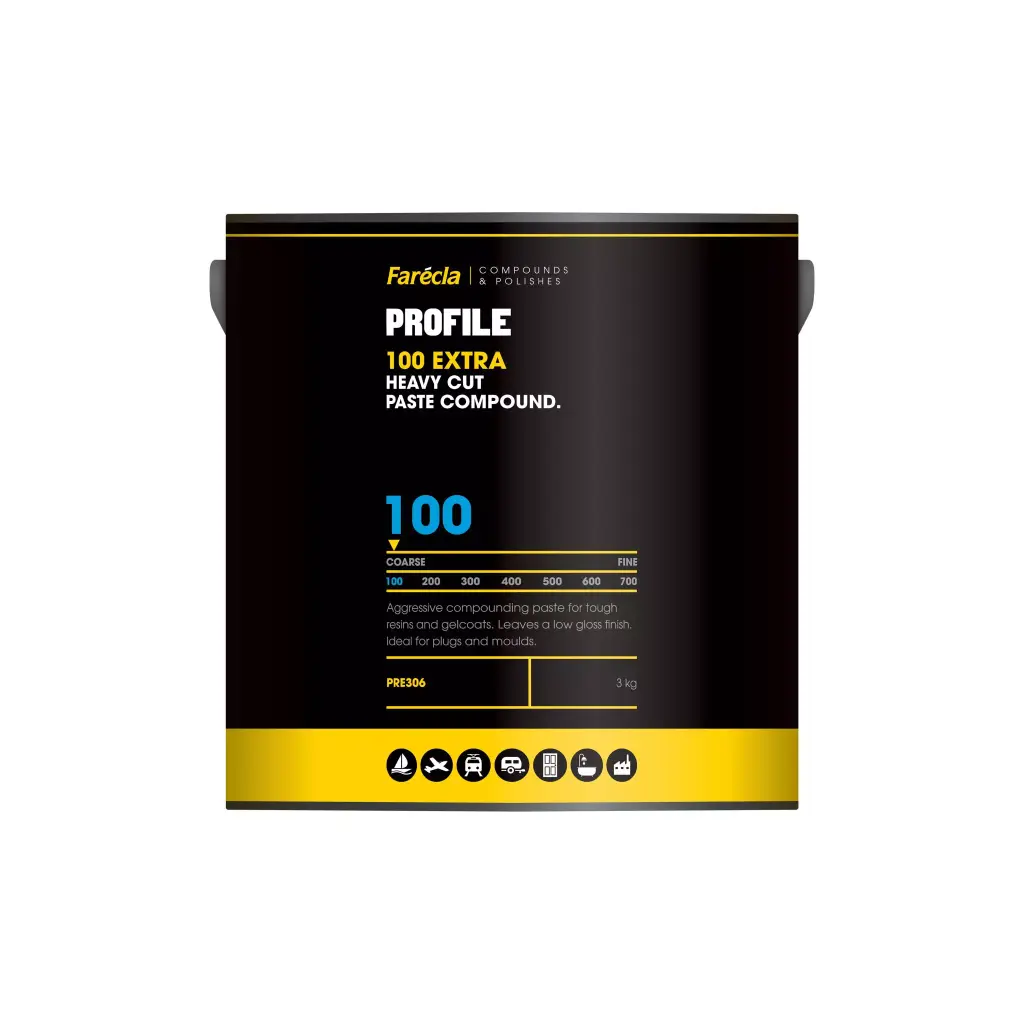 3kg Farecla Profile 100 Extra Paste Compound (Each)