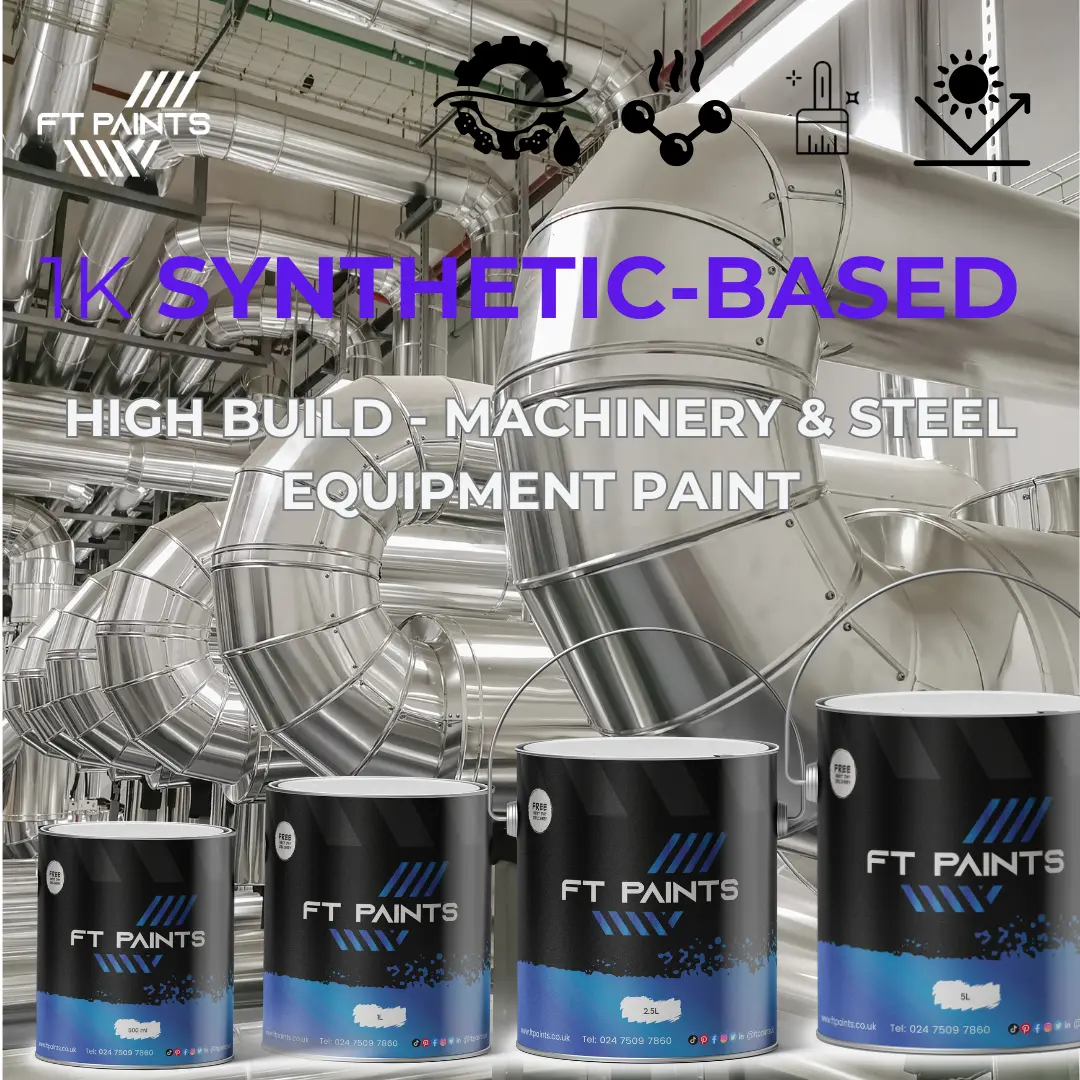 [RT-AK-225-SAM100ML-SM] 1K High-Build Paint – Tough, Rust-Resistant Paint for Machines & Metal Surfaces (Sample (100ml Pre-Mixed))