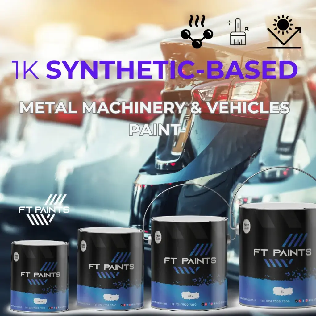 1K Synthetic Paint – Strong, Quick-Dry Paint for Cars, Metal & Outdoor Projects