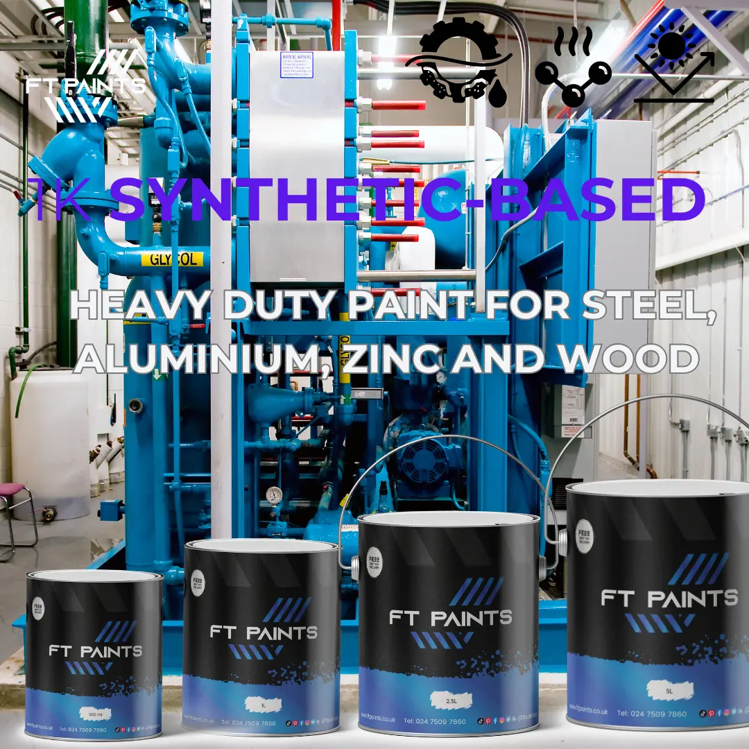 [RT-AK-260-SAM100ML-SG] 1K High-Solid Protective Paint – Rust-Resistant, Thick Paint for Steel, Wood & Machines (Sample 100ml)