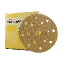 SunGold - 15 Holes 150mm Gold Discs P120 (50 Pack)