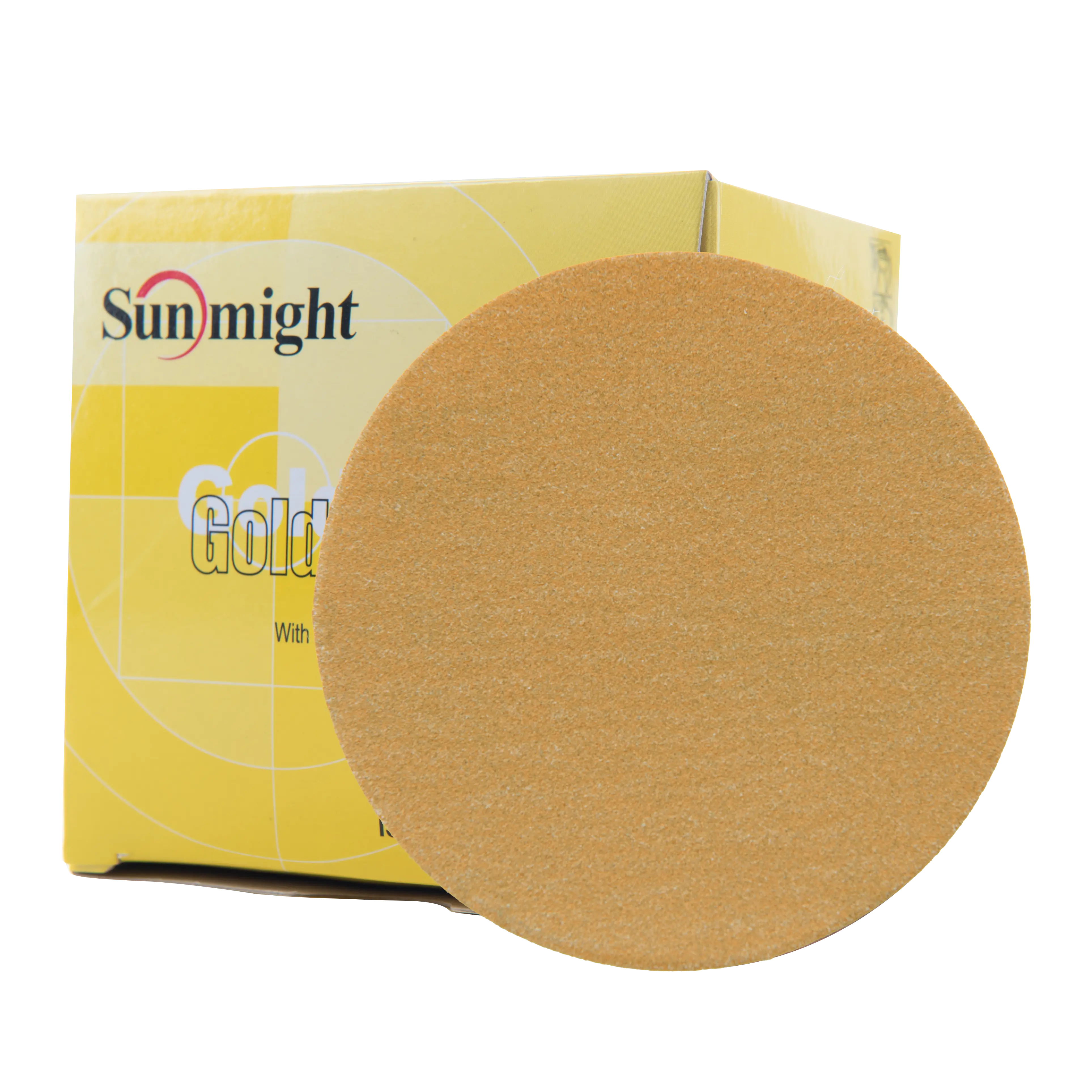 [44008] SunGold - 125mm Gold Discs P120