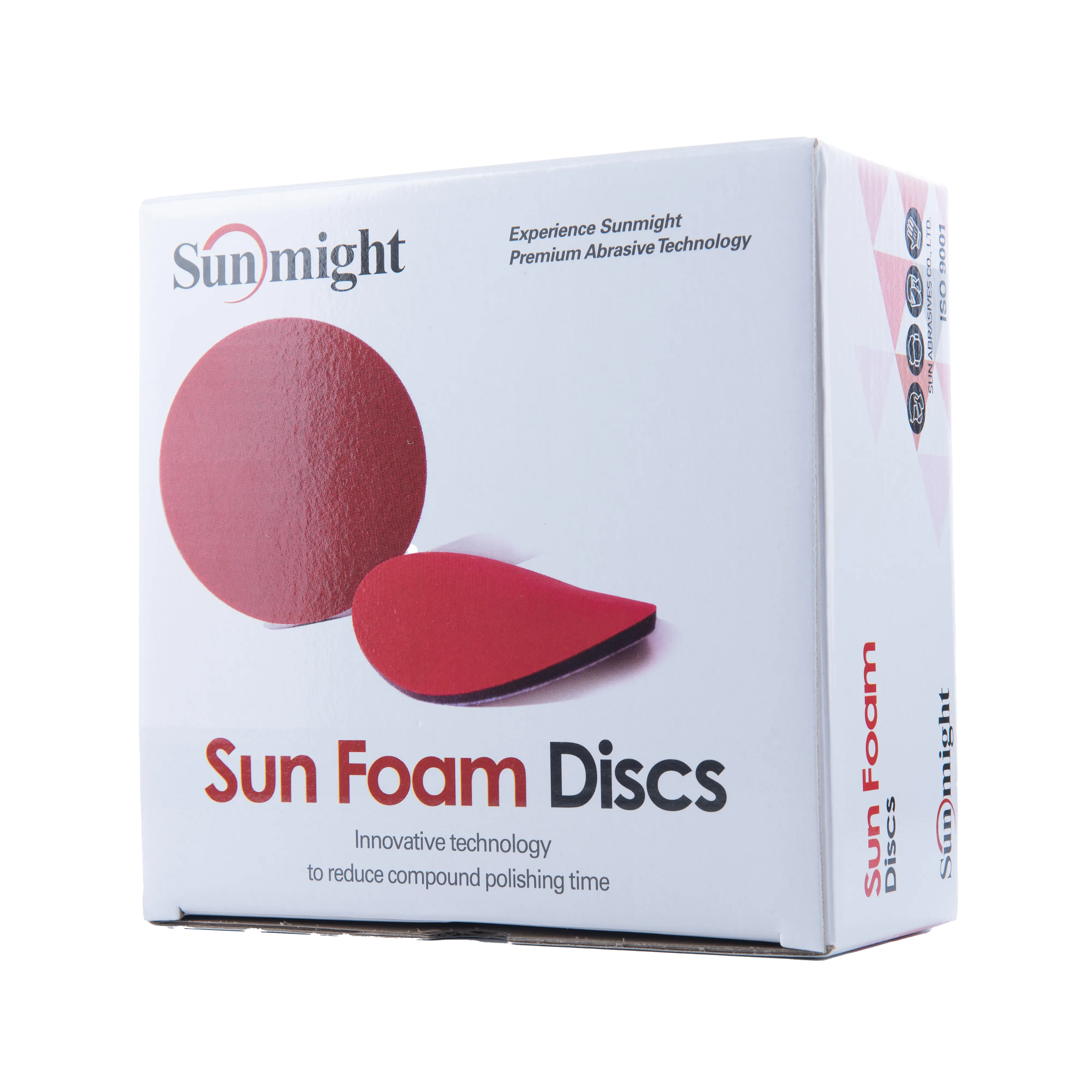 [96227] SunFoam - 150mm Red Foam Discs P5000