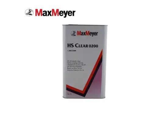 [MAX.1.360.0200/E5] 5ltr Max Meyer 0200 Maxiclear HS Clearcoat (EACH)