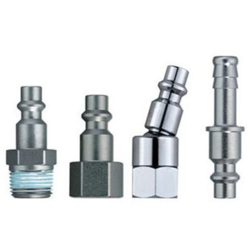 [11020722] Connector - Steel: M-BSPT 1/2", Euro-Profile (x2)