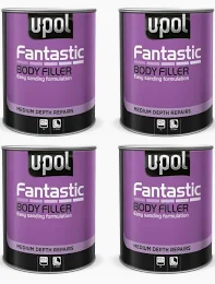 [BULKUPOLFANT] 4 X UPOL FANTASTIC LIGHTWEIGHT BODY FILLER 3L *BULK BUY*