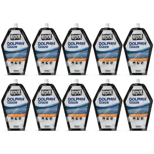 [BULKUPOLBAGDOL] 10 X UPOL DOLPHIN GLAZE FINISHING FILLER 440ML *BULK BUY*