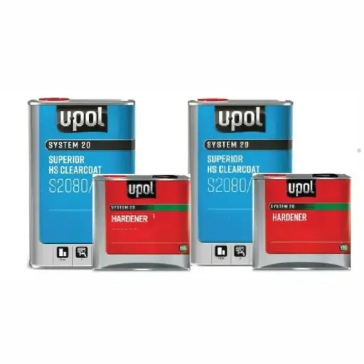 [BULKUPOLS2080X2] 2 X UPOL S2080 CLEARCOAT KITS 7.5L *BULK BUY*