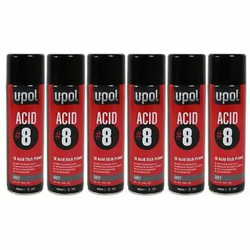 [BULKACID8/AL] 6 X UPOL ACID 8 AEROSOLS *BULK BUY*