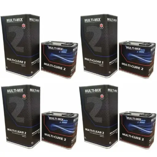 [4XMMC2/7.5F] 4 X MULTI-MIX MULTI CLEAR 2 HS 7.5LT KITS - FAST (30L DEAL)