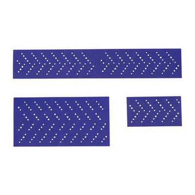 [MMM.51393] 3M P320 70mm x 127mm Purple & Hookit Multihole Sheets 737U (Pkt 