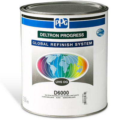 [PPG.D6000/E3.5] 3.5ltr PPG Deltron Progress UHS DG Brilliant White Tinter (Each)