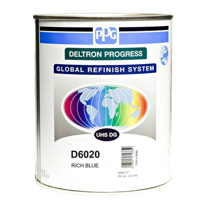 [PPG.D6020/E1] 1ltr PPG Deltron Progress UHS DG Rich Blue Tinter (Each)