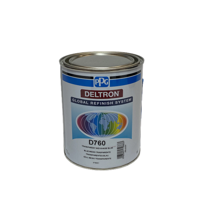 [PPG.D760/E1] 1ltr PPG Deltron GRS BC Transparent Midshade Blue Tinter (Each)