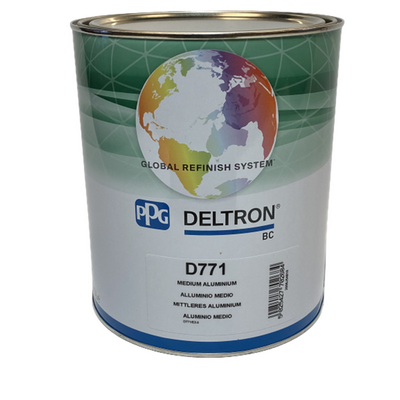 [PPG.D771/E3.5] 3.5ltr PPG Deltron GRS BC Medium Aluminium Tinter (Each)
