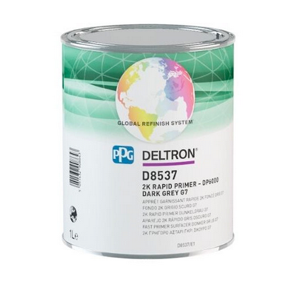 [PPG.D8537/E1] 1ltr PPG GRS Car System DP6000 2K Rapid Primer - Dark Grey G7 (E