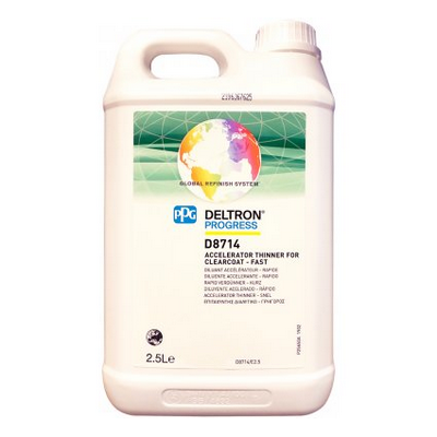 [PPG.D8714/E2.5] 2.5ltr PPG Deltron Progress Clearcoat Accelerator Thinner (Each)