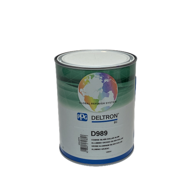 [PPG.D989/E1] 1ltr PPG Deltron GRS BC Coarse Silver Dollar Tinter (Each)