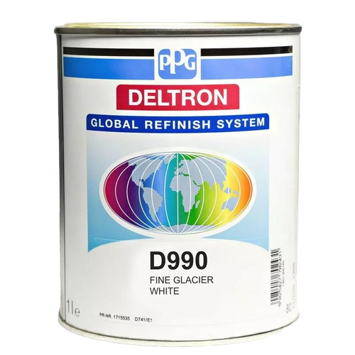 [PPG.D990/E1] 1ltr PPG Deltron GRS BC Fine Glacier White Tinter (Each)