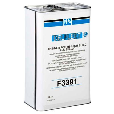 [PPG.F3391/E5] 5ltr PPG Delfleet Standard Thinner for HS High Build CF Epoxy Pr