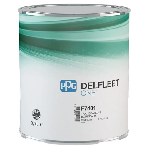 [PPG.F7401/E3.5] 3.5ltr PPG Delfleet One Transparent Bordeaux Tinter (Each)