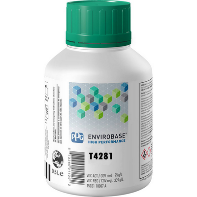 [PPG.T4281/E0.5] 500ml PPG Envirobase High Performance Solid Yellow Tinter (Each)